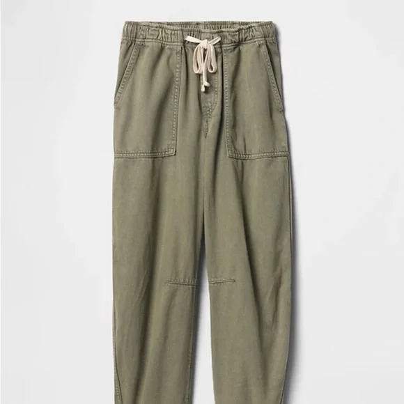 Gap Mid Rise Pull-On Soft Barrel Jeans - Picture 2 of 3